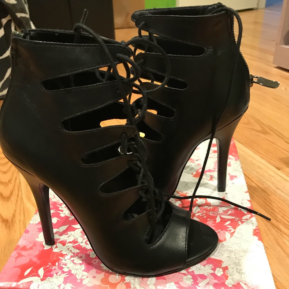 Lace up heels